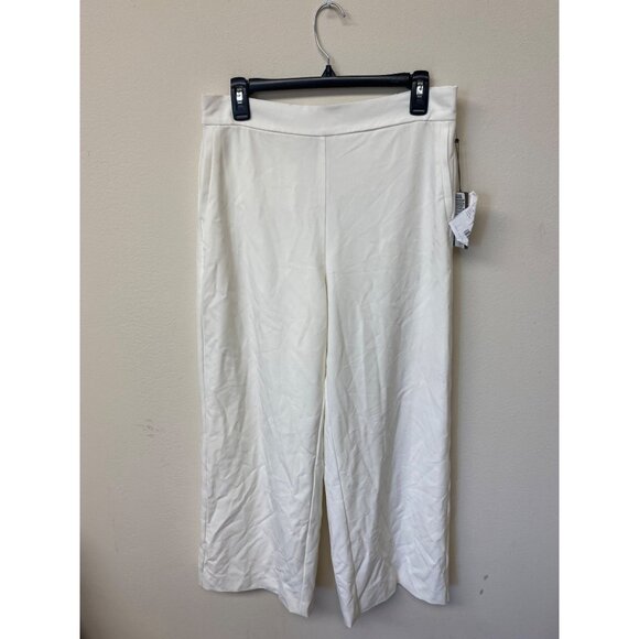 Vince Camuto Pants - Vince Camuto Women's White Wide Leg Pull On Pants Size M NWT